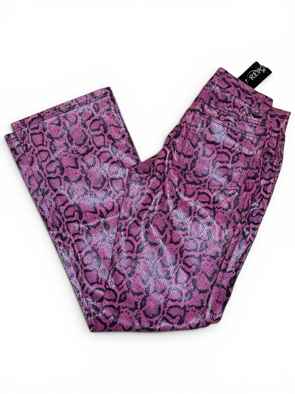 Y2K Revolt Deadstock Faux Leather Animal Print Pants